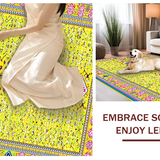 Vibrant Playful Geometric Mosaic(Yellow)