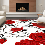 Elegant Abstract Floral Arrangement(Red)