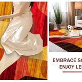 Eclectic Warm Color Fusion Design(Red)