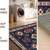 Elegant Fringe Textured Motif(Blue)