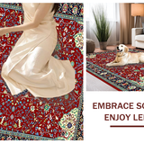 Sophisticated Floral Patchwork Arrangement(Red)