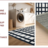 Contemporary Striped Black and White Theme(Black)