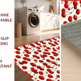 Vibrant Retro Floral Motif(Red)