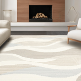 Artful Minimalist Curved Design(Beige)