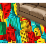 Colorful Cityscape Educational Traffic Play(Red)