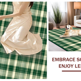 Rustic Gray Tartan Elegance(Green)