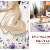 Artful Watercolor Petal Motif(Purple)