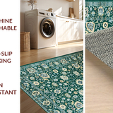 Artful Distressed Ogee Design(Blue)