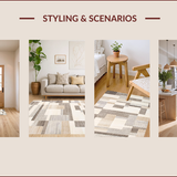 Elegant Neutral Toned Abstract Design(Beige)