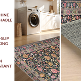 Artful Distressed Floral(Black)