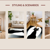 Quirky Black Cat Graphic Elegance(Black)