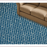 Modern Vibrant Lattice Artistry(Blue)