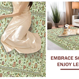 Neutral Distressed Art Design(Beige)