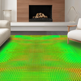 Abstract Colorful Vortex Illusion(Green)
