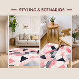Cozy Triangle Motif in Pastels(Pink)