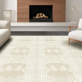 Unique Irregular Geometric Motif(Beige)