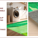 Mid Century Modern Green Boho Entryway(Green)