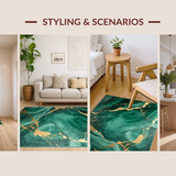 Timeless Green and Gold Elegance(Green)