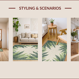 Rustic Sage Green Woodcut Imagery(Ivory)