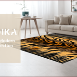 Bold Tiger Print Decorative Accent(Beige)