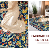 Lively Abstract Paisley Aesthetics(Blue)