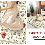 Lively Cream Beige Garden Scene(Ivory)