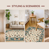 Charming Rustic Bird Motif(Beige)