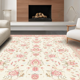 Elegant Toned Patterned Textile(Beige)
