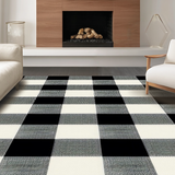 Warm Earthy Toned Plaid Fabric(Black)