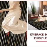 Chic Zebra Skin Textured Elegance(Black)