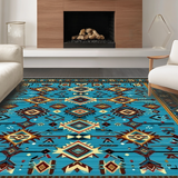 Intricate Patterned Ethnic Charm(Blue)