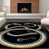Abstract Serpent Motif Elegance(Blue)