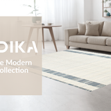 Modern Blue Stripe Visual(Beige)