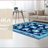 Tropical Turtle Geometric Delight(Blue)