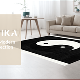 Abstract Monochrome Circular Aesthetic(Black)