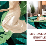 Elegant Tropical Leaf Print(Green)