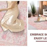 Trendy Flower Shaped Decor Accent(Pink)