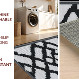 Minimalist Black and White Checker Design(Black)