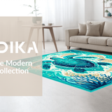 Whimsical Sea Life Print(Blue)
