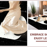 Trendy Modern Yin Yang Motif(Black)