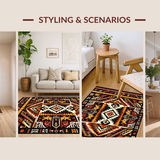 Rustic Southwestern Accent with Depth(Red)