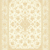 Whisper Bloom Beige Area Elegant Vintage Floral Cottage(Beige)