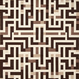 Modern Abstract Lines Area with Interlocking Geometric Shapes Design(Beige)
