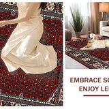 Chic Black and White Ogee Style(Red)