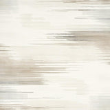 Modern Distressed Aura Area with Abstract Ivory Beige and Grey Layered Lines(Beige)