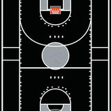 Playful Graphic Court Layout(Black)
