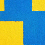 Abstract Geometric Blue Yellow(Blue)