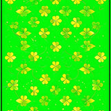 Lively Floral Inspired Decor(Green)