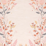 Vibrant Boho Leafy Design(Beige)