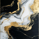 Minimalist Luxe Marble Effect(Black)